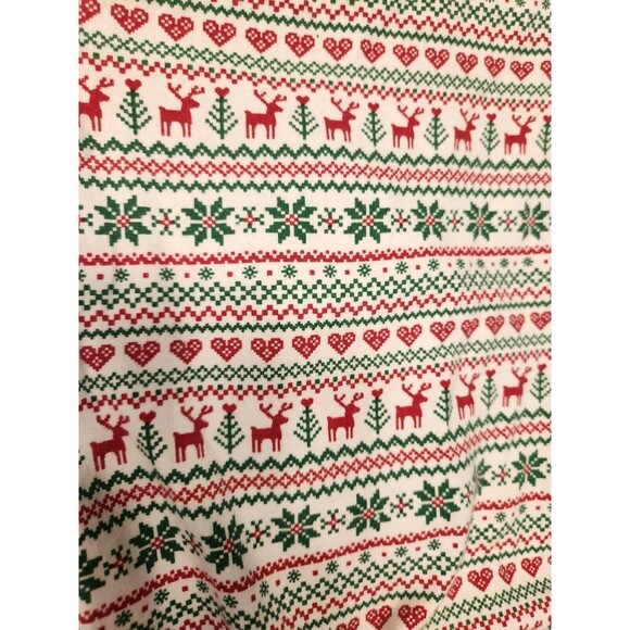 Mud Pie Kids Baby 6-9 Months 1 Pc Reindeer Cotton Red Green Christmas Outfit Set - Picture 5 of 5